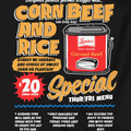 Corn Beef & Rice